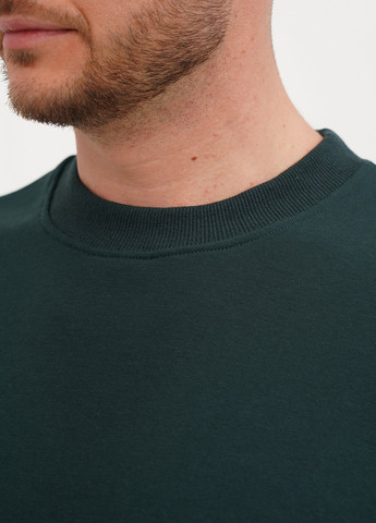 Смарагдовий світшот Trend Collection однотонний без декору (315067194)