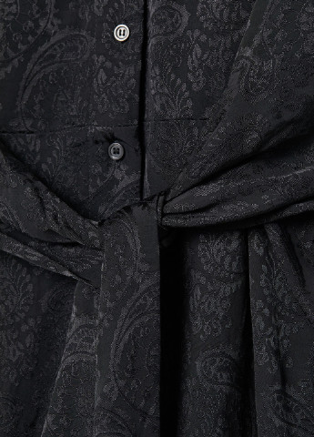 Черное кэжуал платье H&M с рисунком