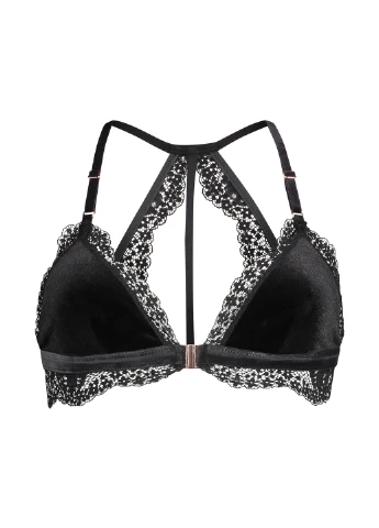 Чорний бюстгальтер Hunkemoller без кісточок поліамід