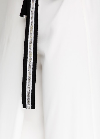 Белые кэжуал летние прямые брюки Mianotte