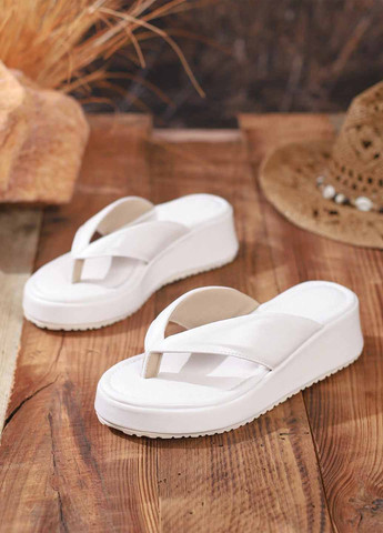 Белые кэжуал вьетнамки SHEIN