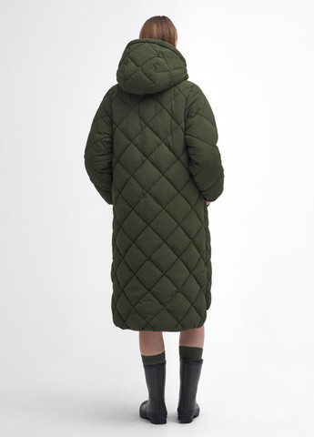 Оливковая (хаки) демисезонная куртка куртка-пальто Barbour