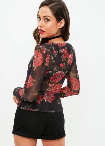Чорна блуза Missguided