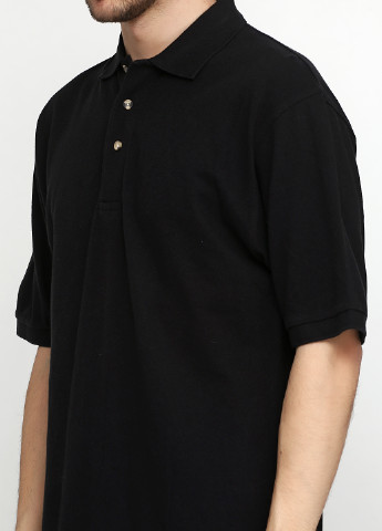Черная футболка-поло для мужчин Port Authority однотонная
