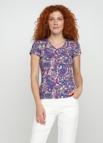 Фіолетова літня футболка Stefanie L