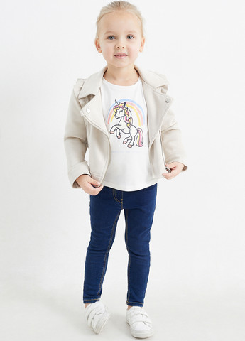 Комбинированная летняя футболка (3 шт.) C&A