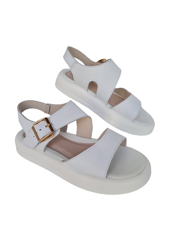 Белые босоножки Purlina с ремешком