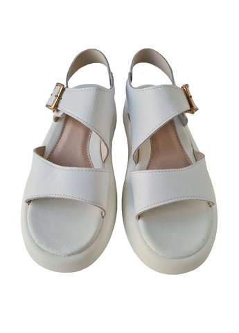 Белые босоножки Purlina с ремешком