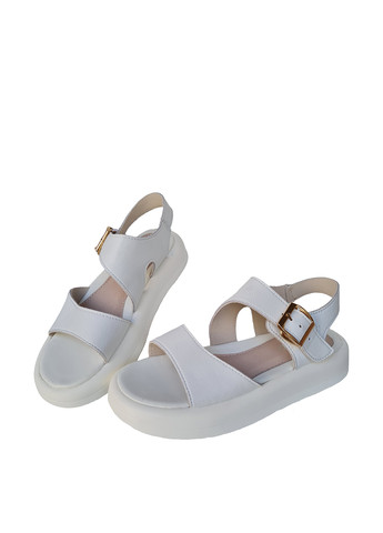 Белые босоножки Purlina с ремешком