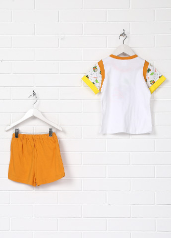 Оранжевый летний комплект (футболка, шорты) Bimba