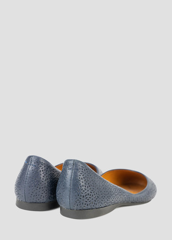 Жіночі балетки Viscala | сині однотонні перфорація натуральна шкіра (303293071)