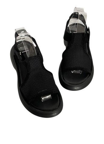 Черные босоножки Ailinda на липучке