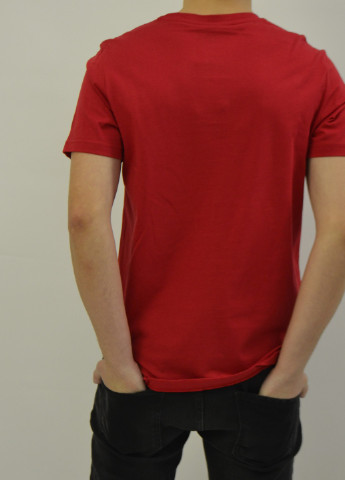 Красная футболка мужская embroidered flag t-shirt Paul & Shark