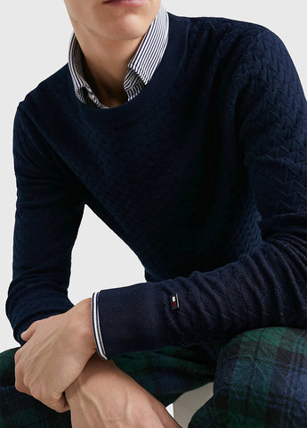 Темно-синий зимний джемпер джемпер Tommy Hilfiger