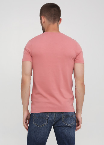 Светло-розовая футболка Abercrombie & Fitch