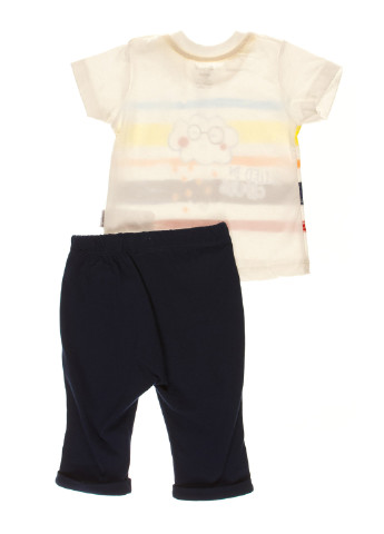 Комбинированный летний комплект (футболка, брюки, косынка) Miniworld