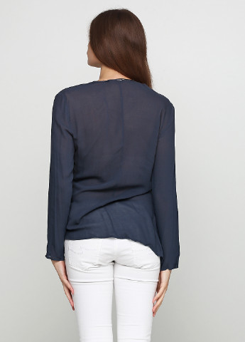 Серо-синяя демисезонная блуза Zara