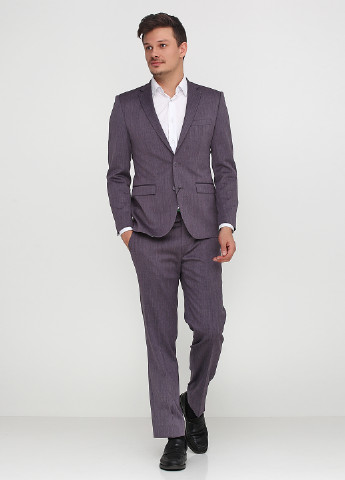 Світло-фіолетовий демісезонний костюм (пиджак, брюки) брючний Maestro Bravo