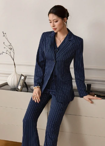 Костюм (жакет, жилет, штани) SHEIN (333530128)
