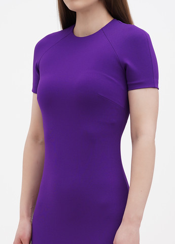 Фиолетовое кэжуал платье футляр Ralph Lauren однотонное