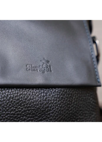 Чоловіча шкіряна сумка 19х23х6 см Shvigel (229459050)