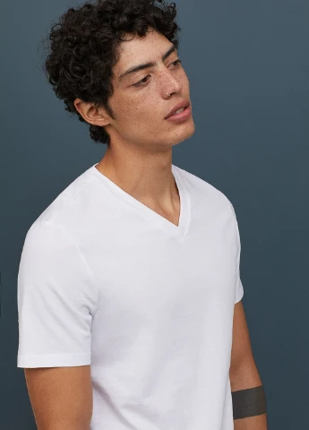 Біла футболка H&M