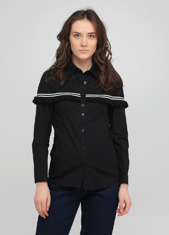 Чорна демісезонна блуза No Brand