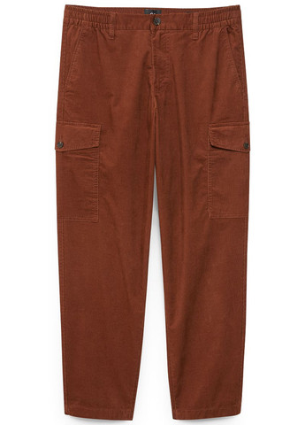 Коричневые кэжуал демисезонные карго брюки C&A