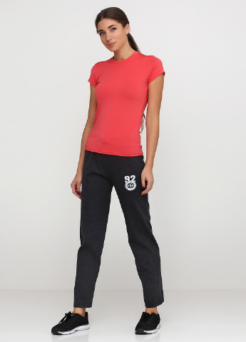 Грифельно-серые спортивные демисезонные прямые брюки Max Store