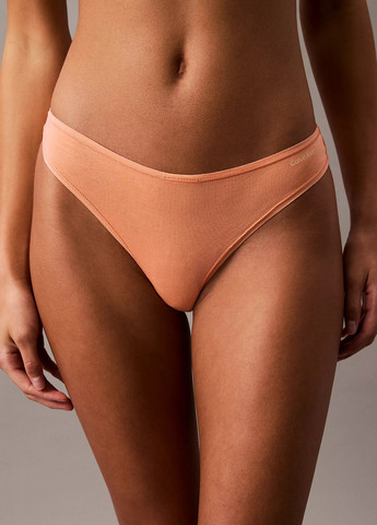 Светло-оранжевый демисезонный комплект (бюстгальтер, трусики) Calvin Klein