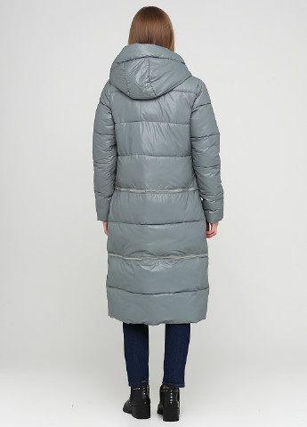 Сіро-зелена зимня куртка Q.X.Q.YU