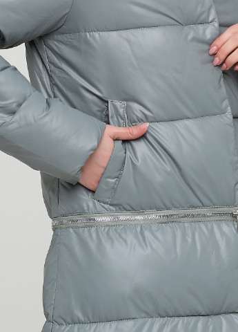 Сіро-зелена зимня куртка Q.X.Q.YU