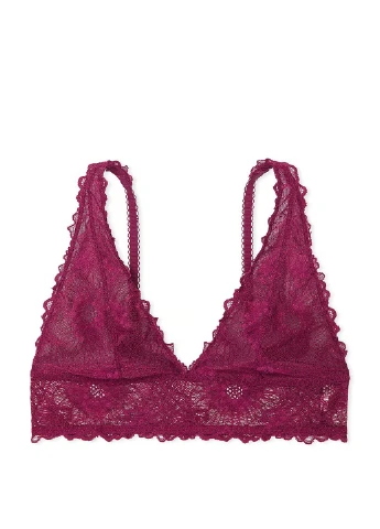 Бордовий демісезонний комплект (бюстгальтер, трусики) Victoria's Secret