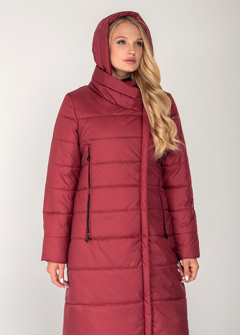Красная демисезонная куртка-пальто пандора MioRichi