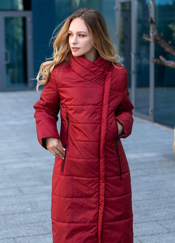 Червона демісезонна куртка-пальто пандора MioRichi