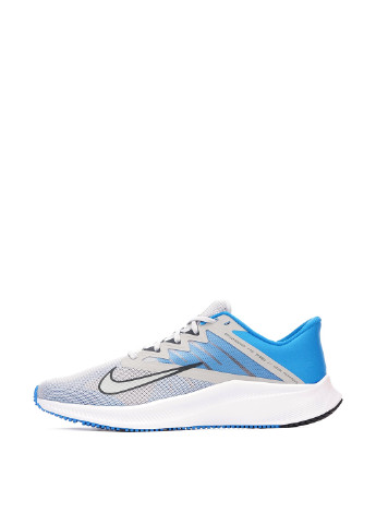 Голубые демисезонные кроссовки Nike Quest 3