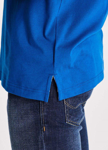 Темно-синяя футболка-поло для мужчин Lonsdale
