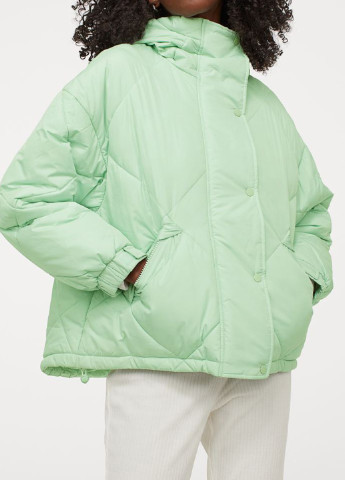 Мятная демисезонная куртка H&M