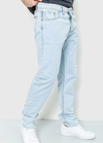 Светло-голубые демисезонные слим джинсы Ager