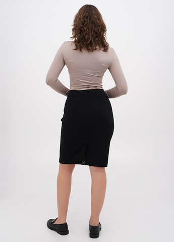 Черная офисная однотонная юбка Talbots карандаш