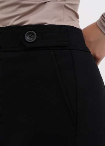 Черная офисная однотонная юбка Talbots карандаш