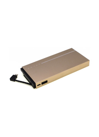 Портативное зарядное устройство Relan 10000mAh 2USB-2A with 2in1 gold (павербанк) Remax RPP-65-GOLD