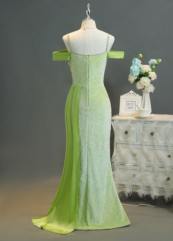 Світло-зелена сукня SHEIN (316734611)