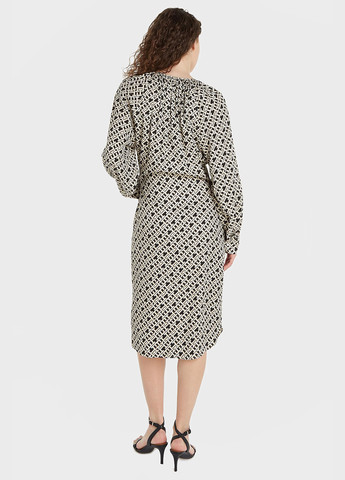 Чорно-білий кежуал сукня футляр Tommy Hilfiger з логотипом