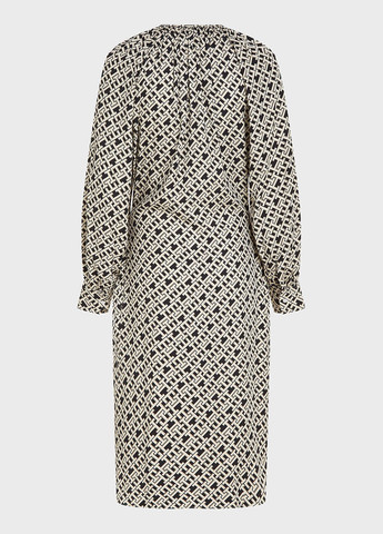 Чорно-білий кежуал сукня футляр Tommy Hilfiger з логотипом