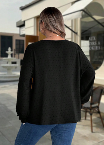 Чёрная блуза SHEIN