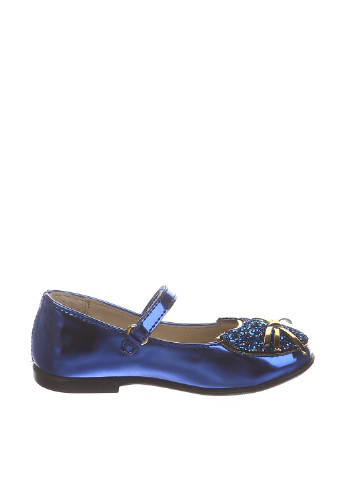 Синие туфли на низком каблуке Naturino