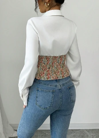 Белая блуза SHEIN