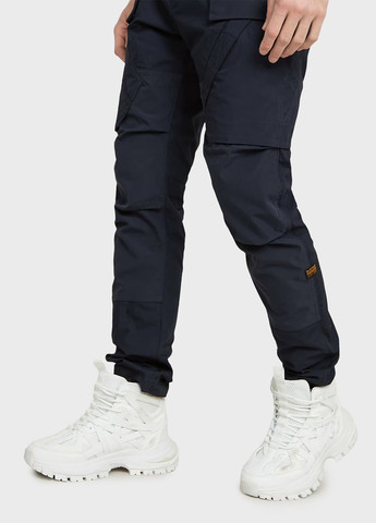 Темно-синие кэжуал демисезонные карго брюки G-Star Raw