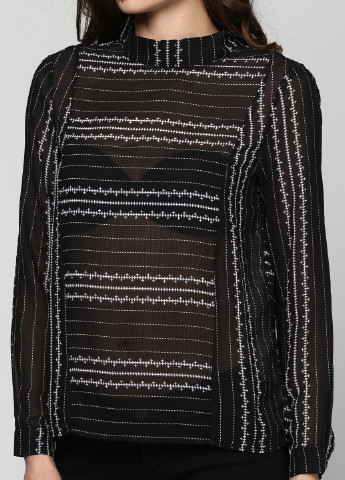 Черная демисезонная блуза Karen by Simonsen